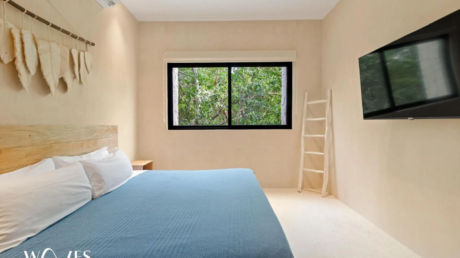 3 Rec. C/Piscina Privada | Espacioso | Gym Tulum Apartment